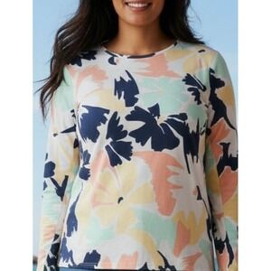 Hang Ten Sunray‎ Tee Womens Sun UV Protection Floral Top Shirt UPF 50+ XXL NWT
